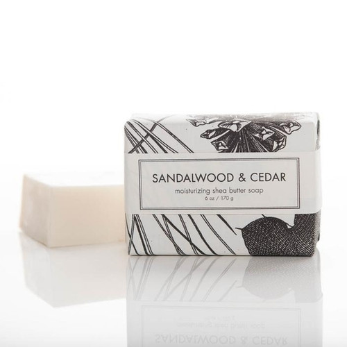 Shea Butter Bath Bar - Sandalwood and Cedar