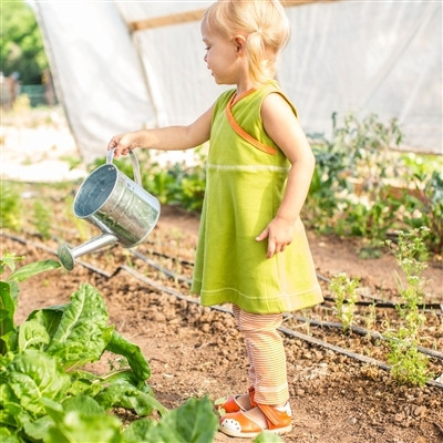 Organic Toddler Dress with Leggings - 18-24m