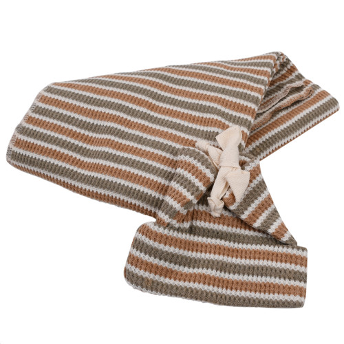 Made in the USA - Thermal Baby Blanket & Hat Set - Stripe