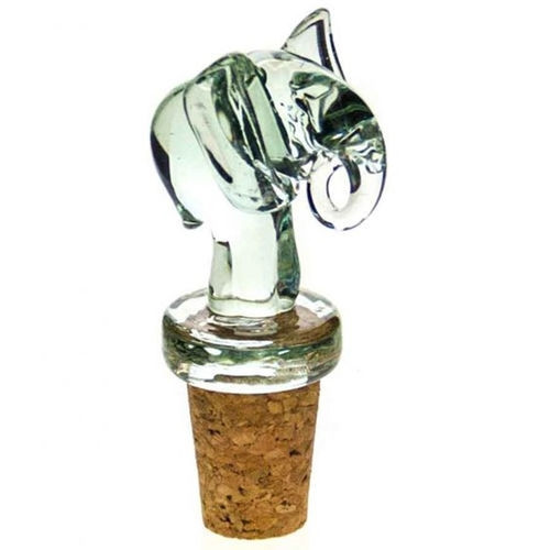 Elephant Wine Stopper - Glass