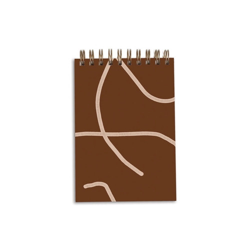 Hand Painted Mini Canvas Notebook - West