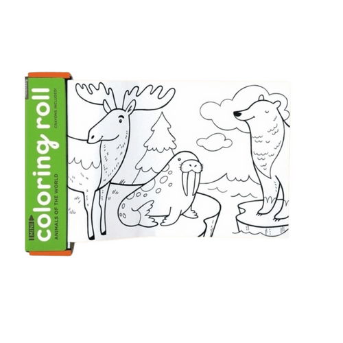 Coloring Roll - Animals of the World