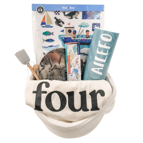 Birthday Gift Basket for Kids - 4 is Fun