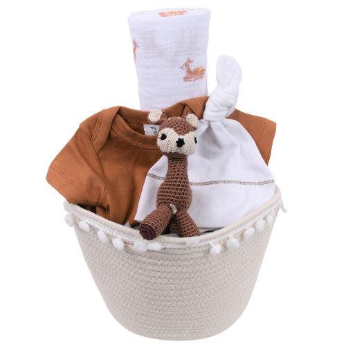 Spring Baby Gift Basket - Forest Fawn