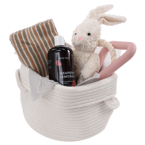Neutral Gift Basket for Dogs