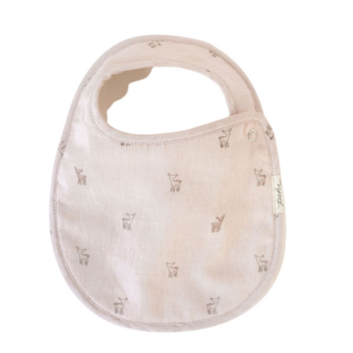 Organic Baby Bib - Baby Deer