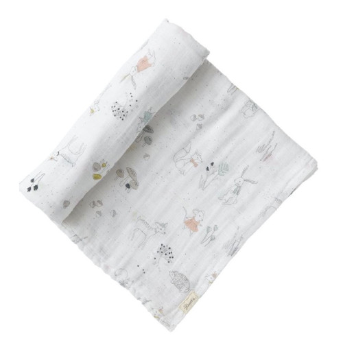 Organic Muslin Swaddle - Magical Forest