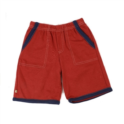 Organic Shorts for Toddlers - Red 2T