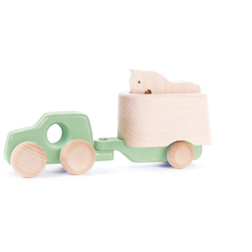 Wooden Truck with Horse Cart