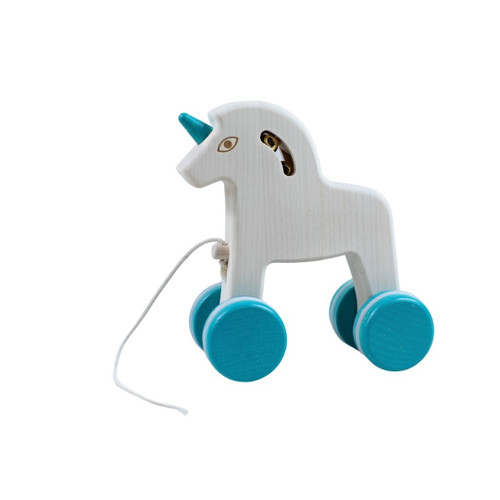 Wooden Unicorn Pull Toy