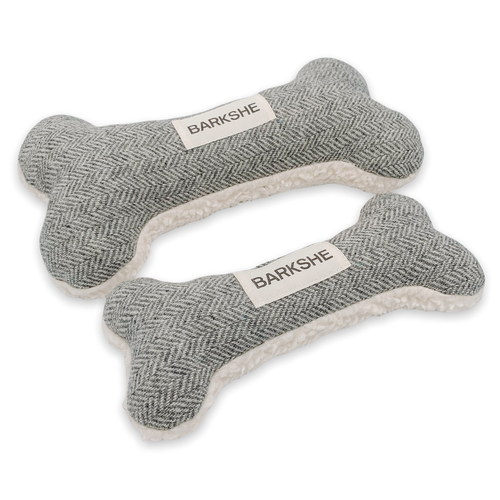 Eco Friendly Dog Toys - Squeaky Bone, Small