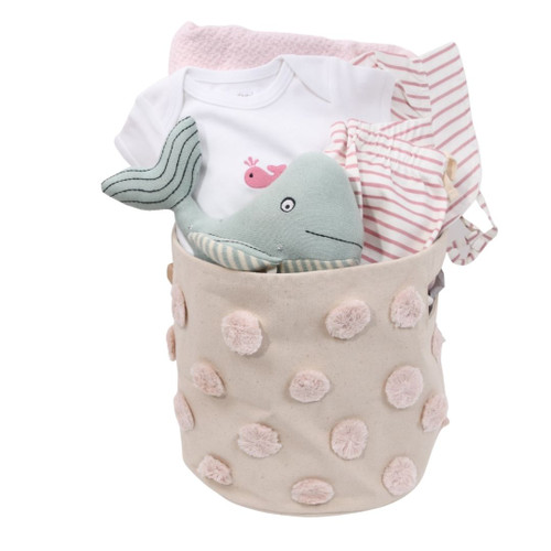 Whale Theme Baby Girl Gift Basket