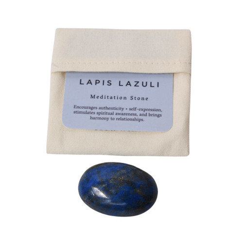 Lapis Lazuli Meditation Stone