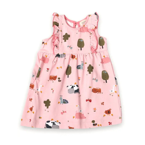 Organic Baby Dress for 3 month old