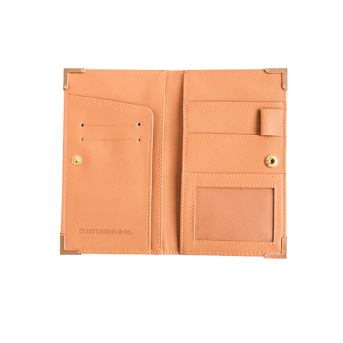 Passport Wallet - Vegan Leather - Nude