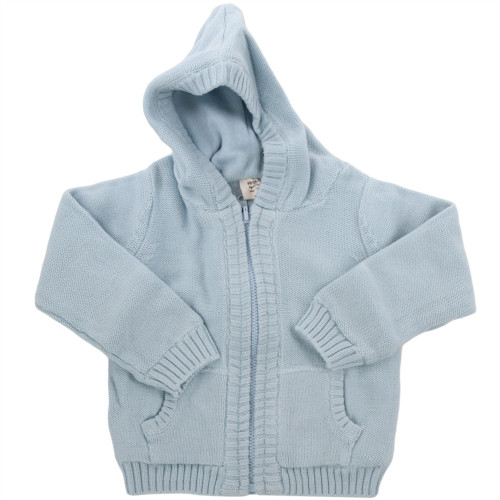 Organic Baby Sweater - Blue, 6-12 Months