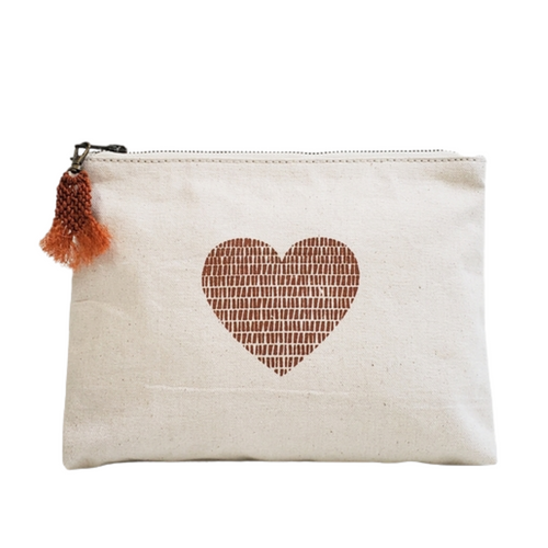 Make up bag with Heart