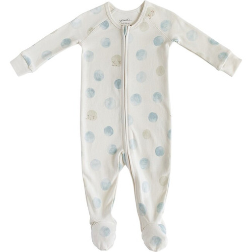 Organic Cotton Sleeper - Blue Dusk, 3-6m