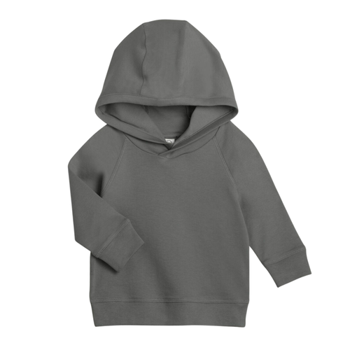 Organic Cotton Pullover Sweater - Pewter, 4T