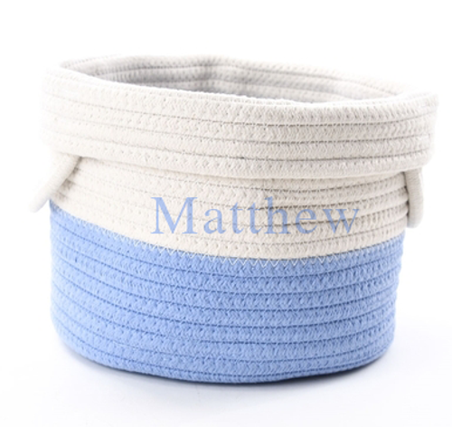 Personalized Gift Basket - Blue with Embroidered Name or Monogram