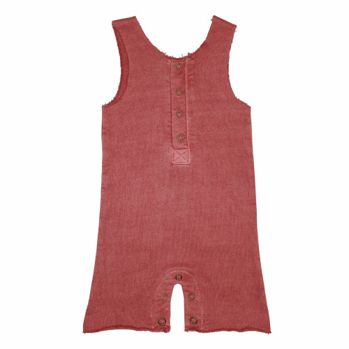 Organic French Terry Romper - Sienna, 3-6m