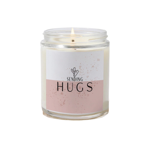 Soy Wax Candle - Sending Hugs, Lavender Fields