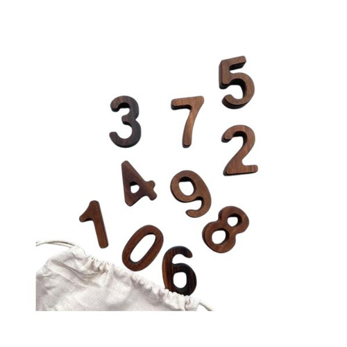 Wooden Numbers for Toddlers