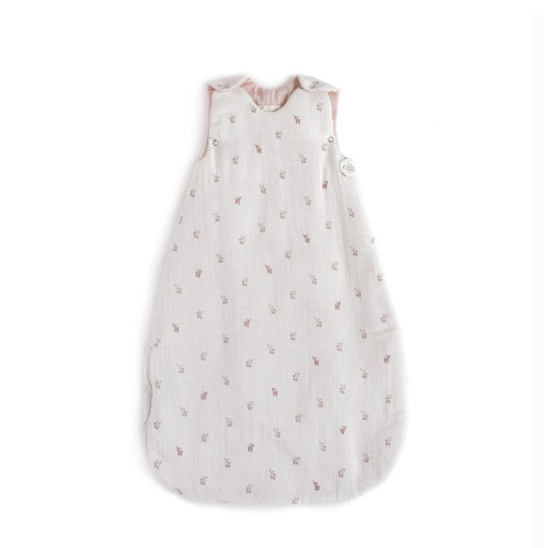 Organic Muslin Sleep Bag - Fawn, 0-9m