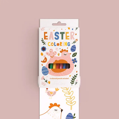 Easter Coloring Book - Continuous Scroll