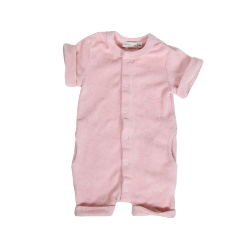 Organic Terry Romper - Bloom
