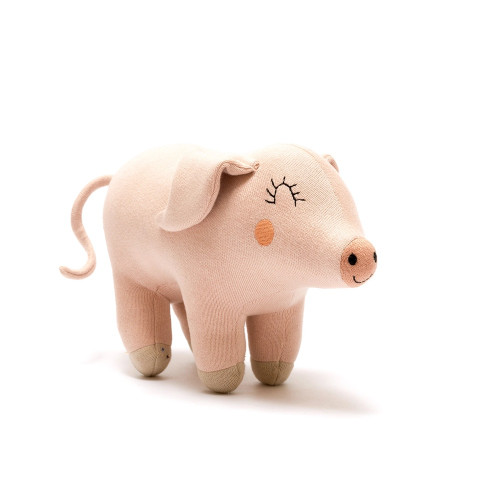 Organic Stuffed Pig Animal Toy