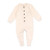 Organic Baby Romper - Cream - Knit - 6-12m