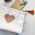 Handmade Cosmetic, Travel Bag - Heart