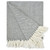 Herringbone Throw Blanket - Grey