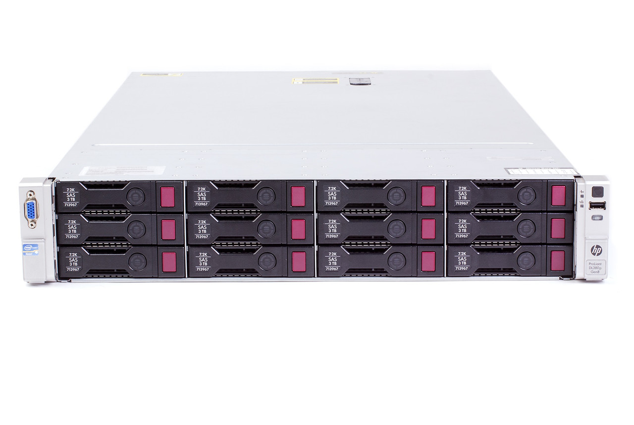 HP Proliant DL380 G9 Server / 2x E5-2620v3 12 Cores/ 64GB / P840/ 3TB  Storage - SaveMyServer