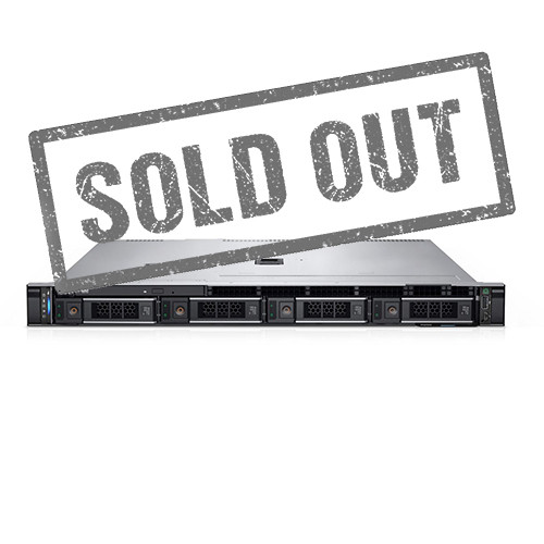 Dell PowerEdge R250 Server | 1x E-2334 3.4GHz 4 Core | 16GB | H755 | 24TB Storage