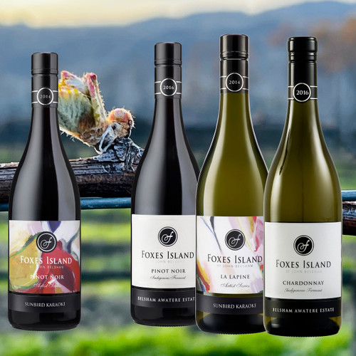 Foxes Island Summer Sips mixed six-pack – premium Pinot Noir, La Lapine, Chardonnay and Awatere Valley wines