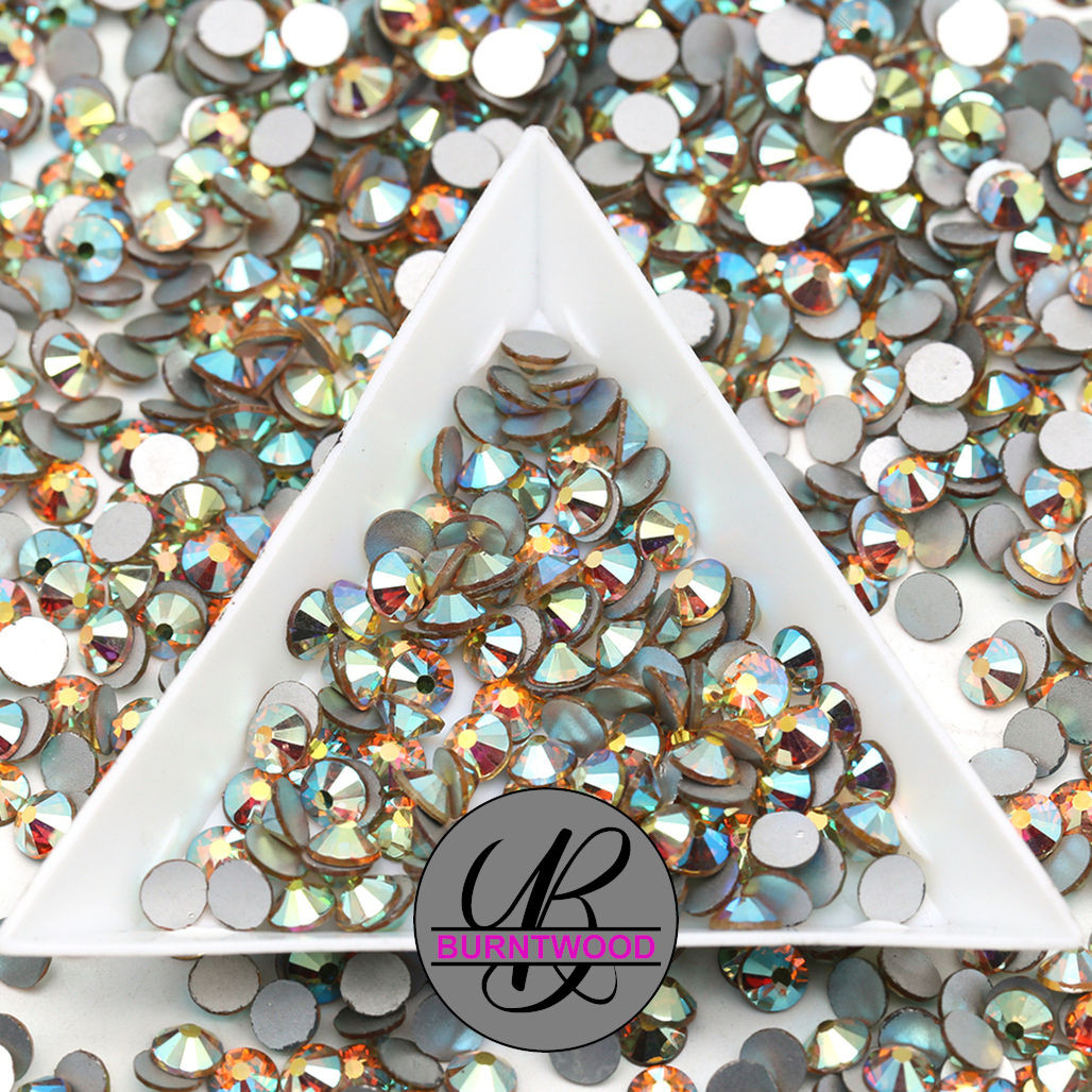 Glass Flatback Rhinestone - Sunset