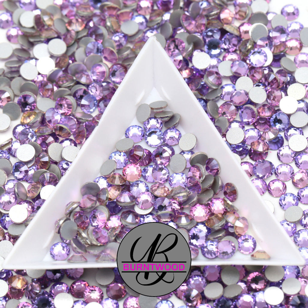 Glass Flatback Rhinestone - Purple Velvet