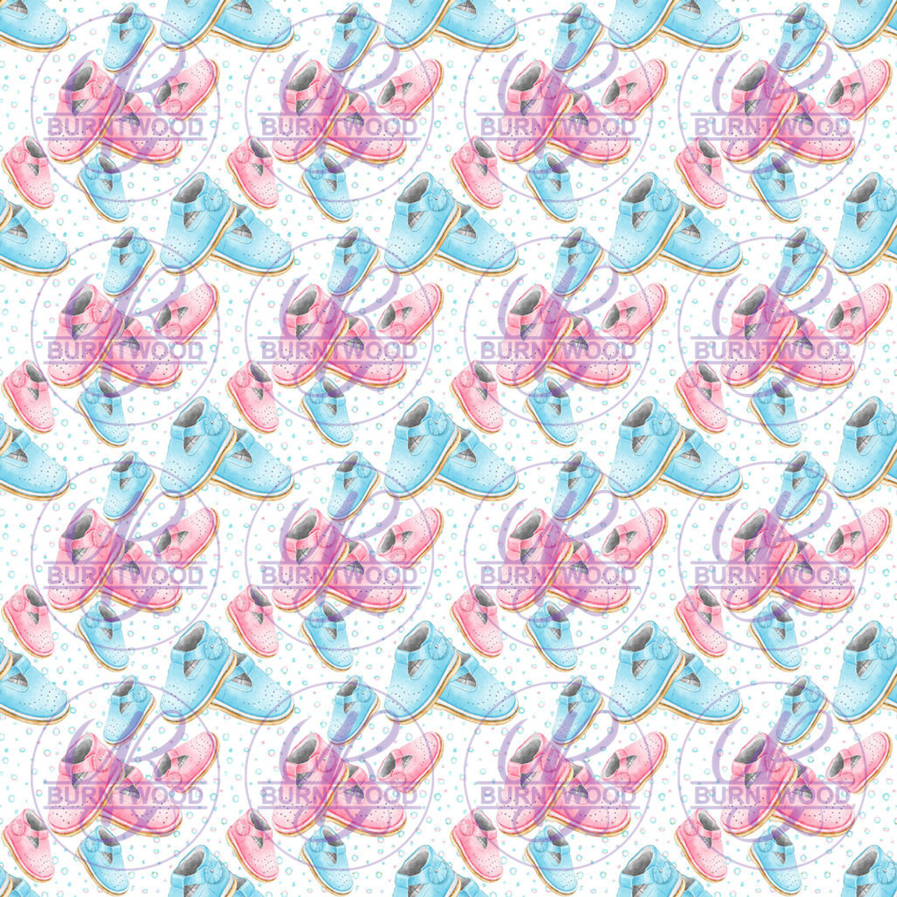 Pink And Blue Baby Shoes 6557