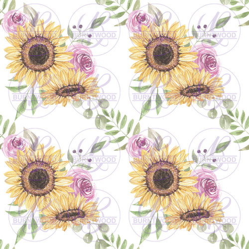 Sunflower Seamless 0475