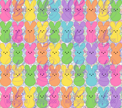 Glitter Rainbow Bunnies 10328