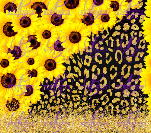 Sunflowers and Leopard print 10354