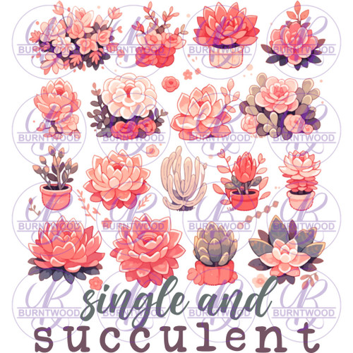 Single And Succulent 6677