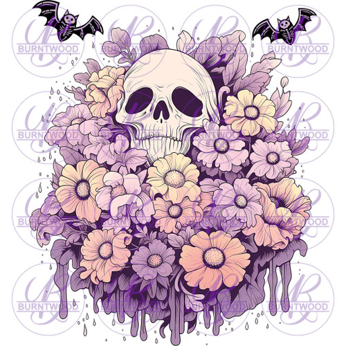 Floral Skull 6670