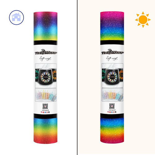 Teckwrap Glitter Galaxy - Rainbow