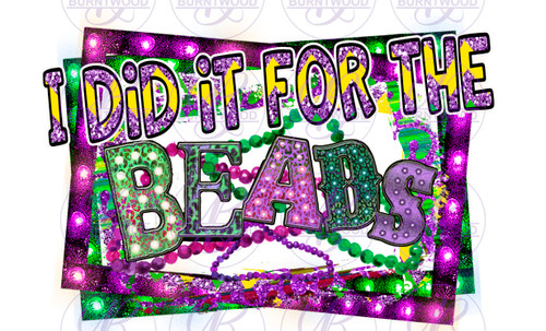 I did it for the beads 1229