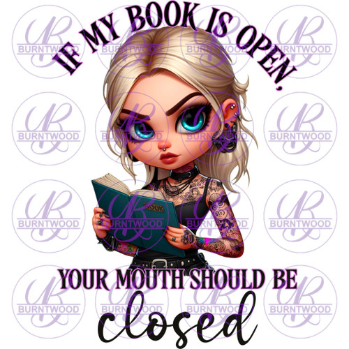 If My Book Is Open 6498