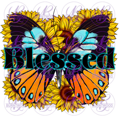 UV DTF Decal - Blessed 5675