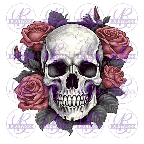 Floral Skull 7168